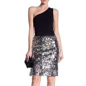 Vince Camuto Sequin Pencil Skirt